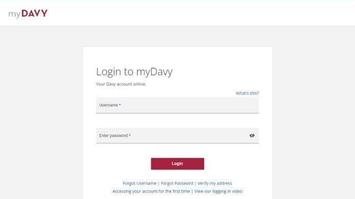 davy select login