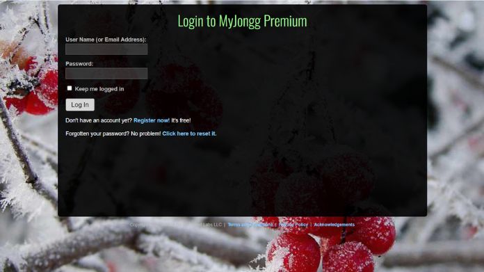 myjongg premium login